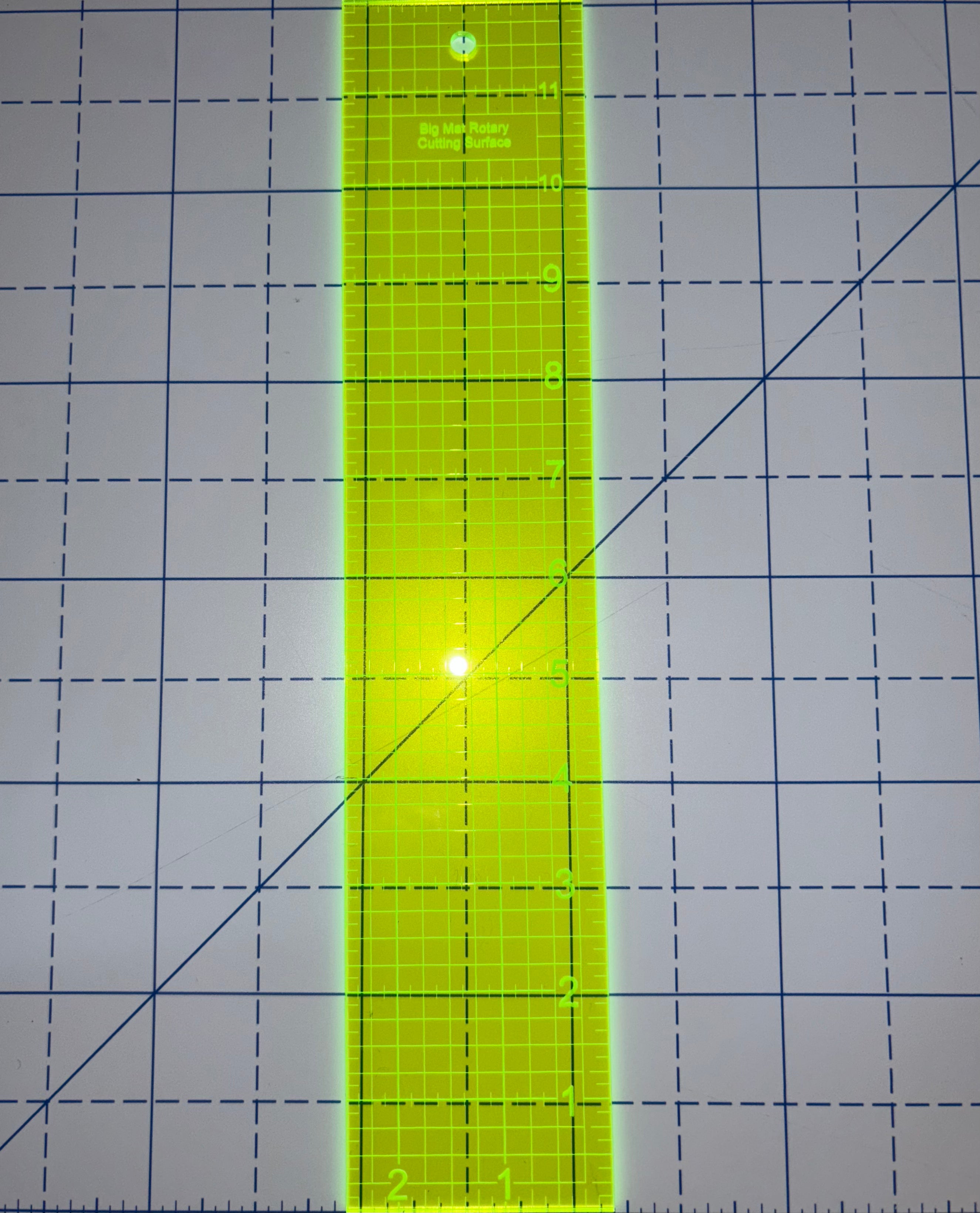 The Big Mat Ruler 12 x 2 1/2'' – BIG MAT ROTARY CUTTING SURFACE