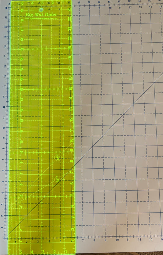 The Big Mat Ruler 24" X 6"